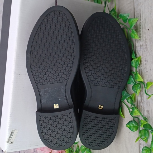 Aqua College Hearty Black Leather Waterproof Loafer NIB - Picture 5 of 8